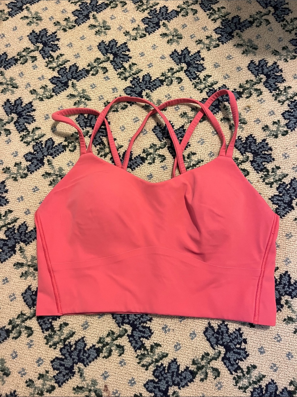 lululemon size 6 longline like a cloud bra